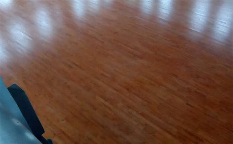 柞木排球館木地板安裝工藝