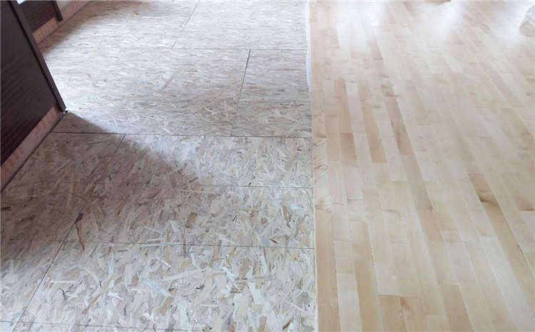 20厚木地板籃球場雙層龍骨結構