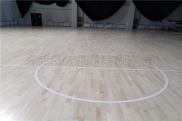 北京房山區燕山體育館木地板項目