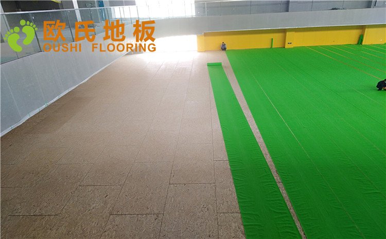 北大附屬廊坊益田實驗學校體育館木地板圖片