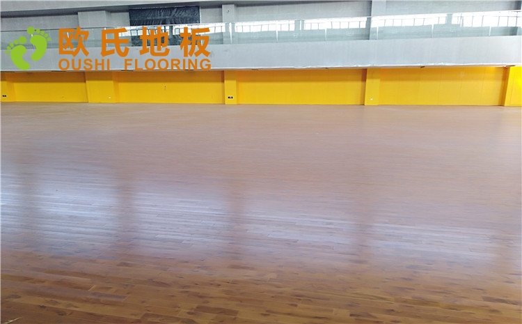 北大附屬廊坊益田實驗學校體育館木地板圖片