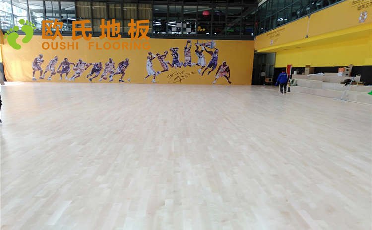 江蘇揚州海蘭德瓊花籃球館木地板項目圖片
