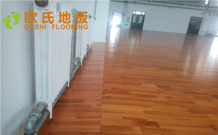 烏魯木齊市烏蘇市南區(qū)第二中學體育館木地板項目——歐氏實木運動地板