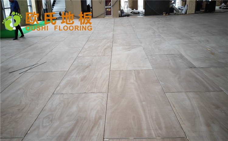 陜西榆林神木張冢峁煤礦公司體育館木地板項目——歐氏實木運動地板